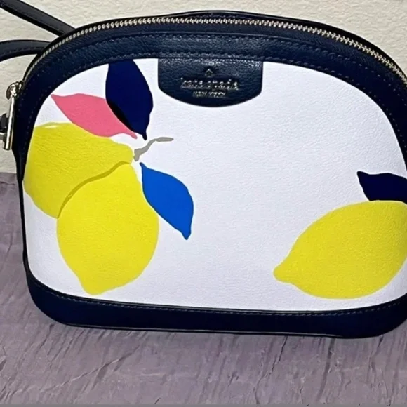 Kate Spade White and Yellow Crossbody Bag - Picture 2 of 7